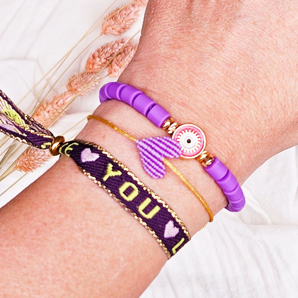 evil-eye-kralen-armband-paars