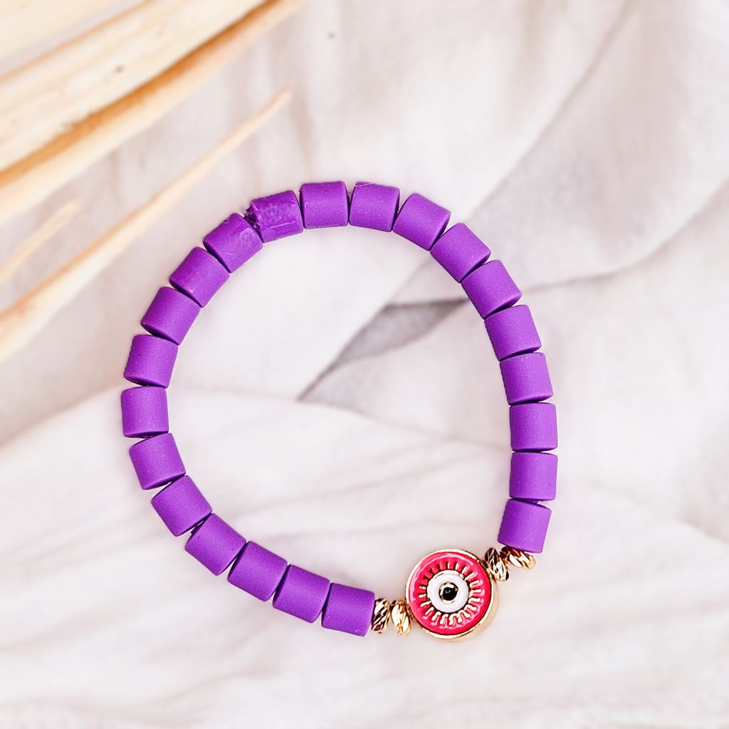 EVIL EYE ARMBAND PAARS evil-eye-kralen-armband-paars