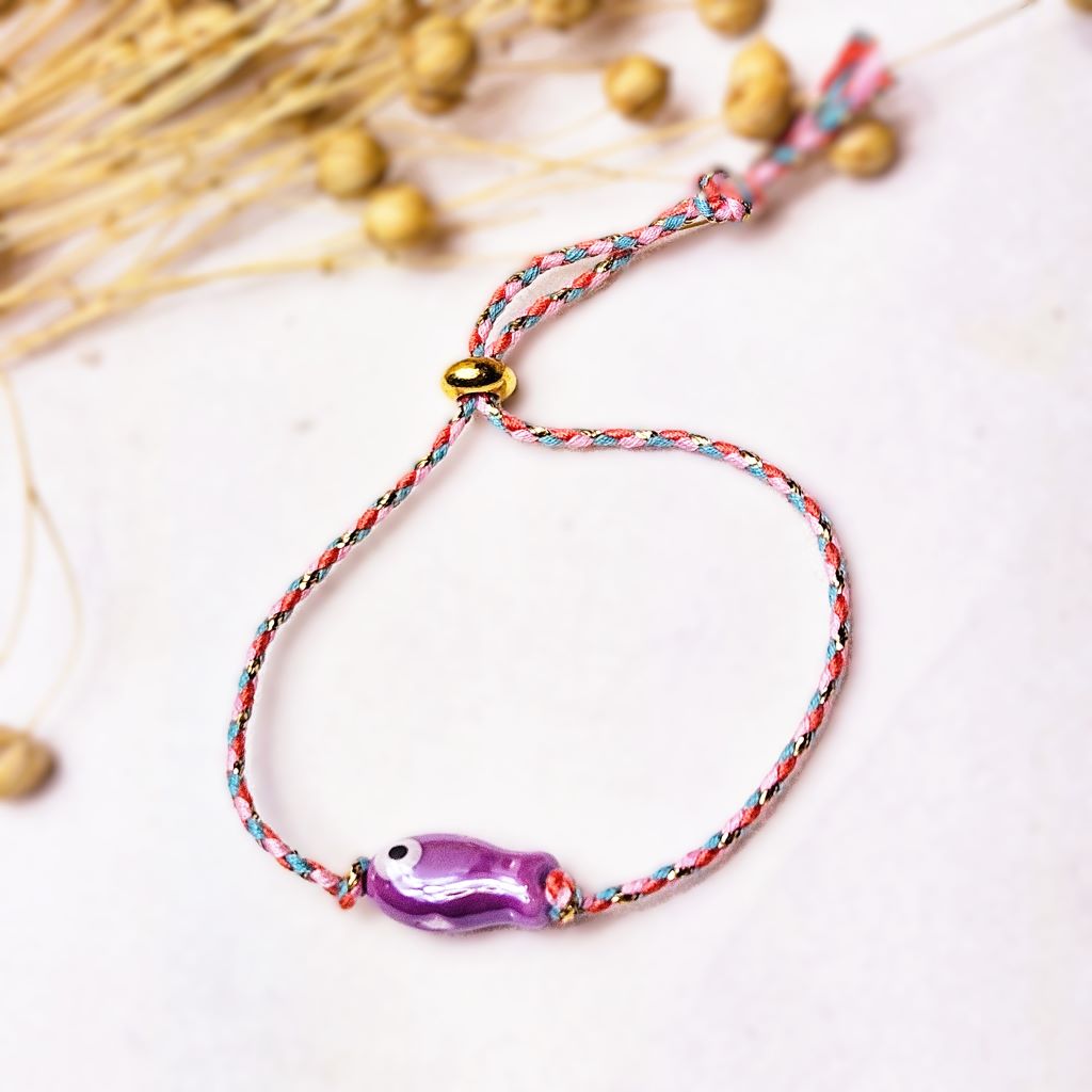 ARMBAND VISJE PAARS armband-keramiek-visje-paars-goud-ibiza-style