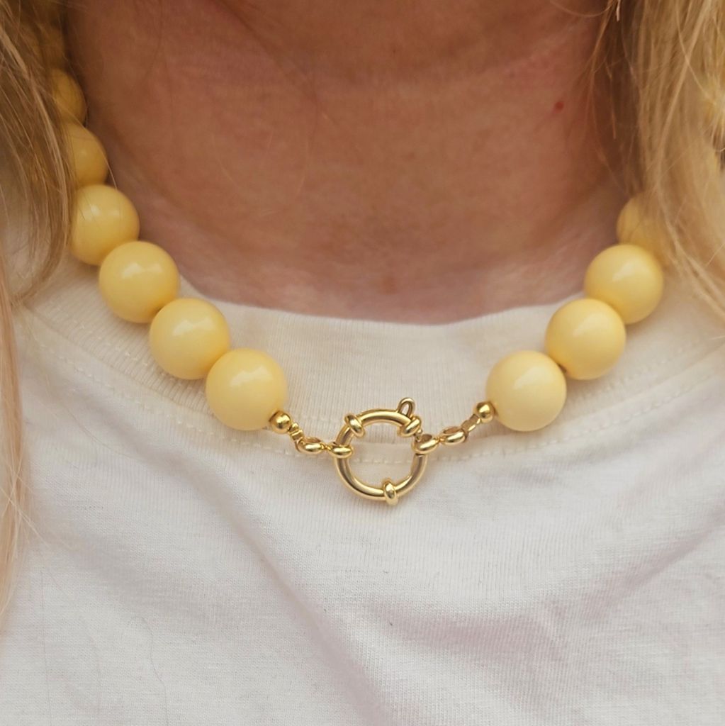 kralenketting-soft-yellow