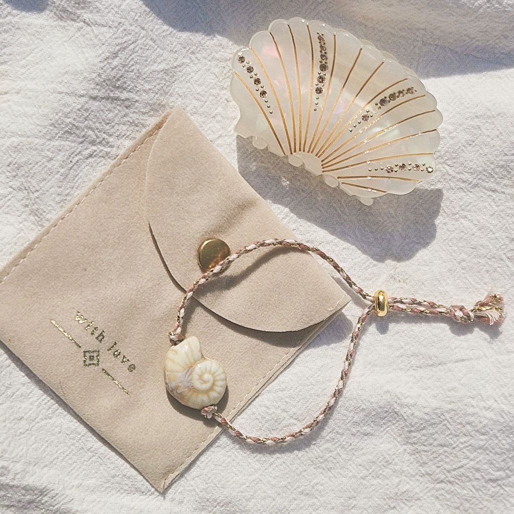 armband-schelp-beige